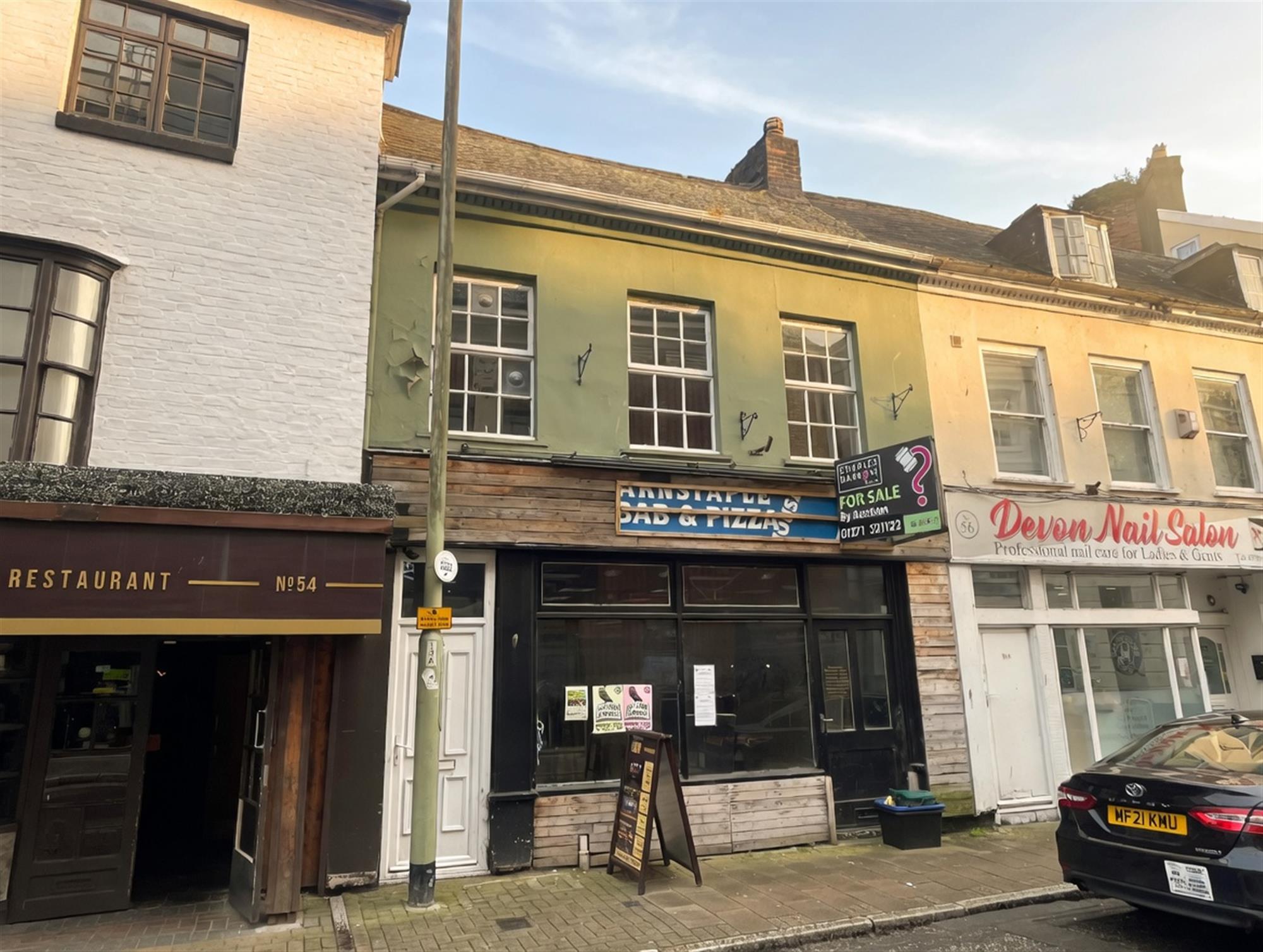 Auction Lot: Vacant Mixed-Use Property in Barnstaple Town Centre